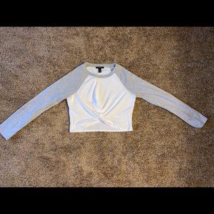 Forever 21 Long Sleeve Crop Top